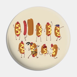 hot dog funny collection Pin