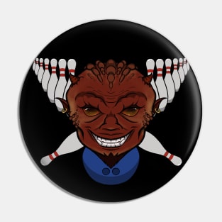 Bowling Devil (no caption) Pin