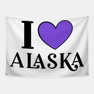 I Love Alaska State Tapestry