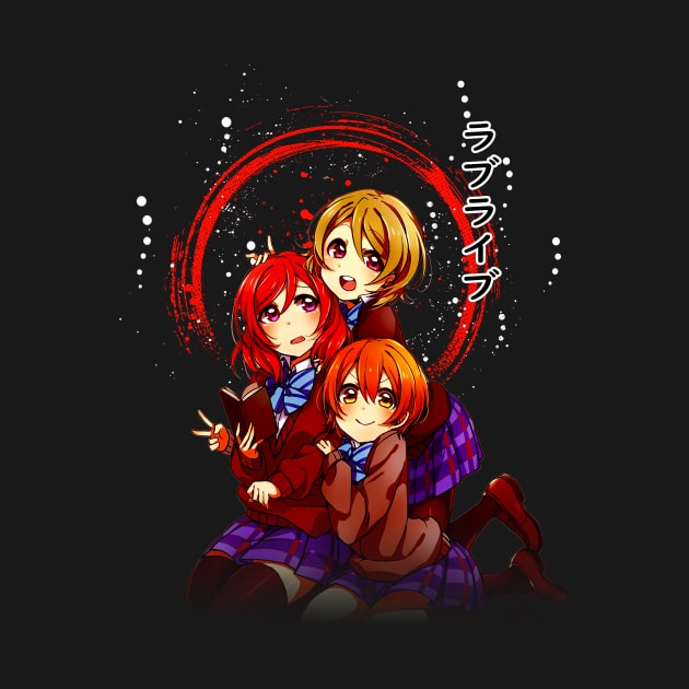 Hanayo's Rice Ball Rhapsody Anime Tee by Tosik Art1