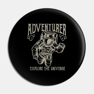 Aeronautics Outer Space Travel Planets Pin