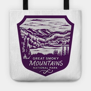 Great Smoky Mountains National Park Vintage Emblem Tote