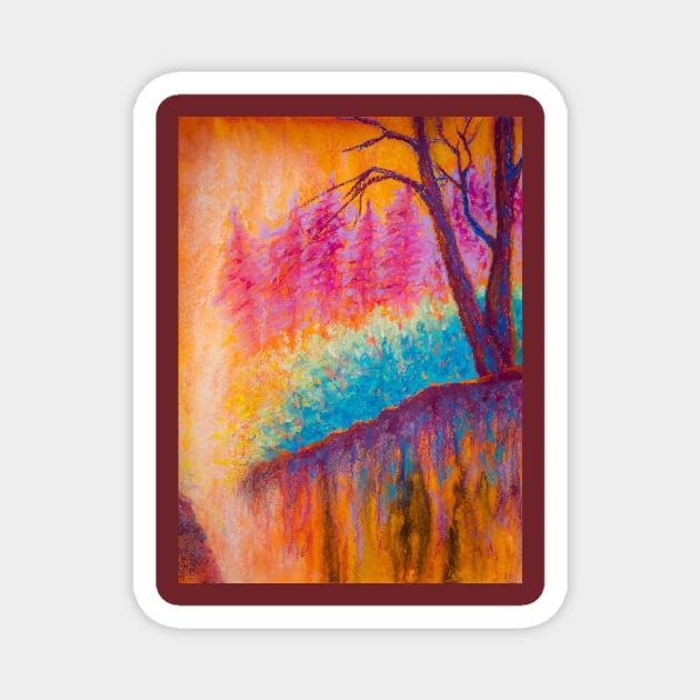 Autumn nature Magnet by redwitchart