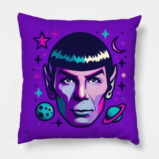 Spock Pop Art Pillow