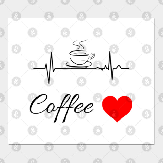 Caffeine Molecule Coffee Art Print Coffee Poster Kitchen Art