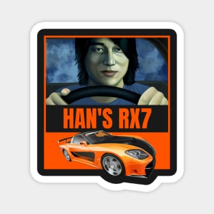 Han's Veilside RX7 ( Fast and Furious ) Magnet