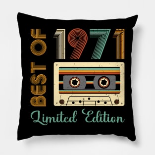 Best of 1971 Birthday Pillow