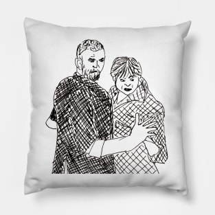 this is what sencha is – alex horne and mel giedroyc Pillow