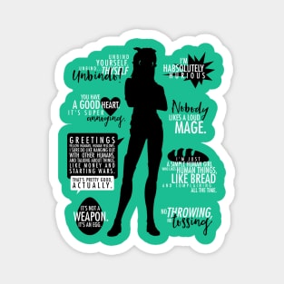 The Dragon Prince - Rayla Quotes Magnet