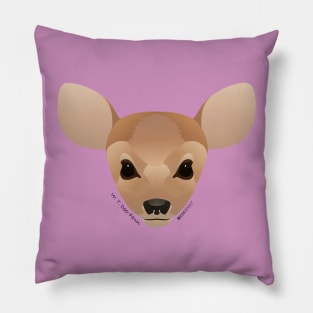 White Tail Deer Fawn Pillow