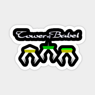 Tower of Babel Magnet