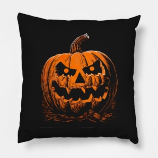 Halloween pumpkin - Orange Pillow