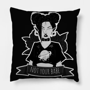 Not Your Babe Pillow