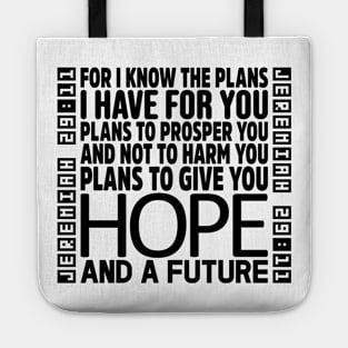 Jeremiah 29:11 Tote