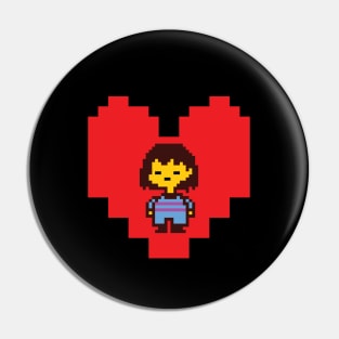 Frisk's Soul Pin