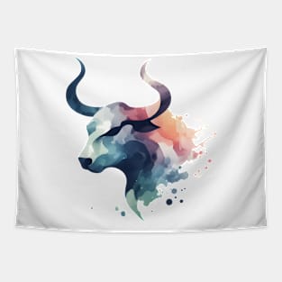 Taurus watercolor Tapestry