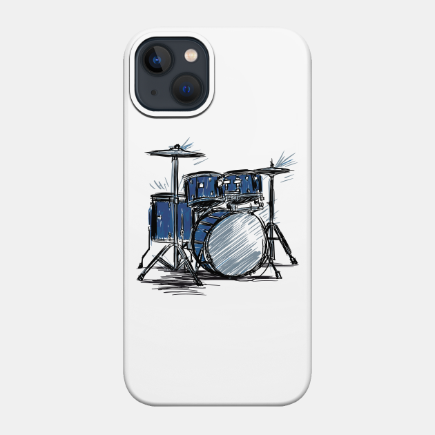 Drums Painting - Drums - Phone Case