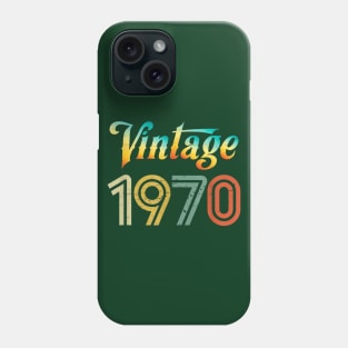 Vintage 1970 Birthday Phone Case