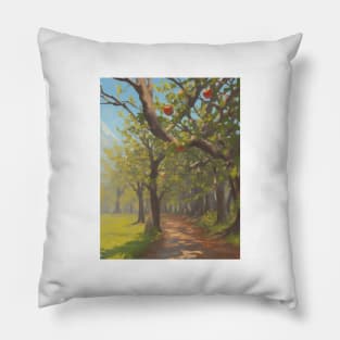 Apples Vintage Retro Since Bloom Flora Pillow