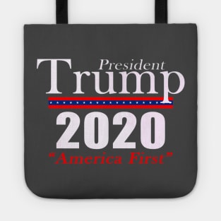 Donald Trump For President 2020 America First Patriot Tote