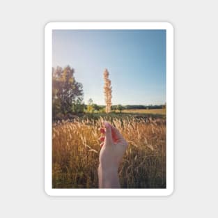 holding a foxtail Magnet