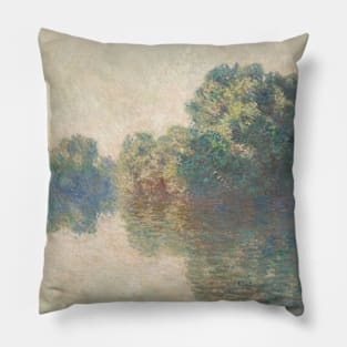 The Seine at Giverny by Claude Monet Pillow