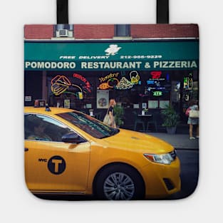 Spring Street Yellow Cab Restaurant Pizzeria Manhattan NYC Tote