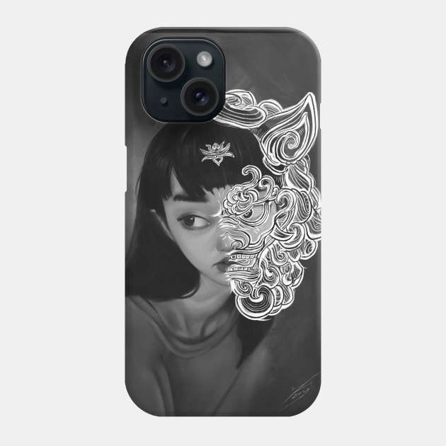 Inner Demons Phone Case by Art of Nehaal Gonsalves