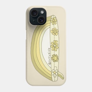 single fin radiate good vibes // retro surf art by surfy birdy Phone Case