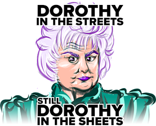 Dorothy in the Sheets Magnet