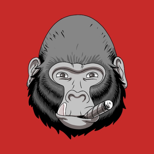 HAPPY GORILLA by pnoid