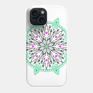 Lizard Mandala 2 Phone Case