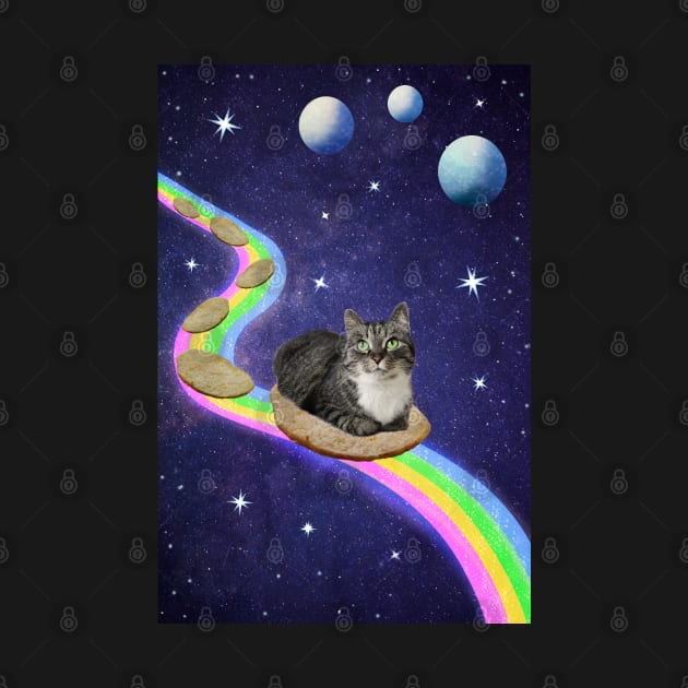 Cute cat in Space by Purrfect