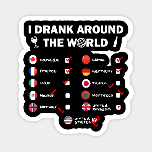 EPCOT I Drank Around The World Magnet