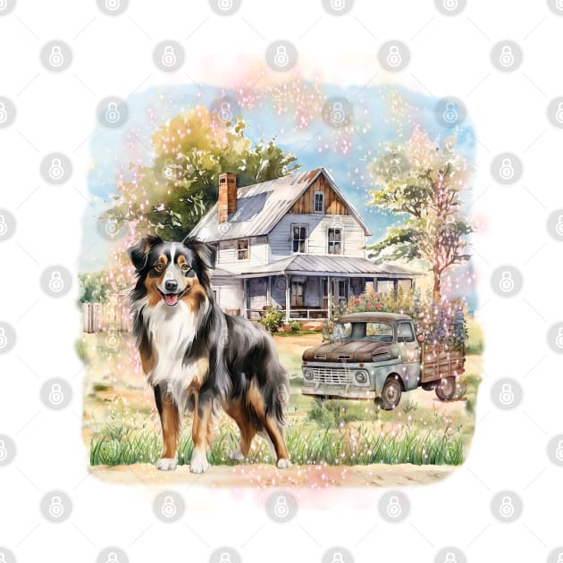 Dog - Australian Shepherd by KEWDesign