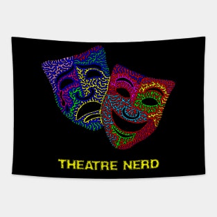 Theatre Nerd - Comedy & Tragedy Masks Tapestry