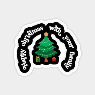 Christmas tree familly Magnet