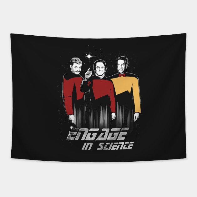 Engage in Science Tapestry by Mr Eggs Favorites