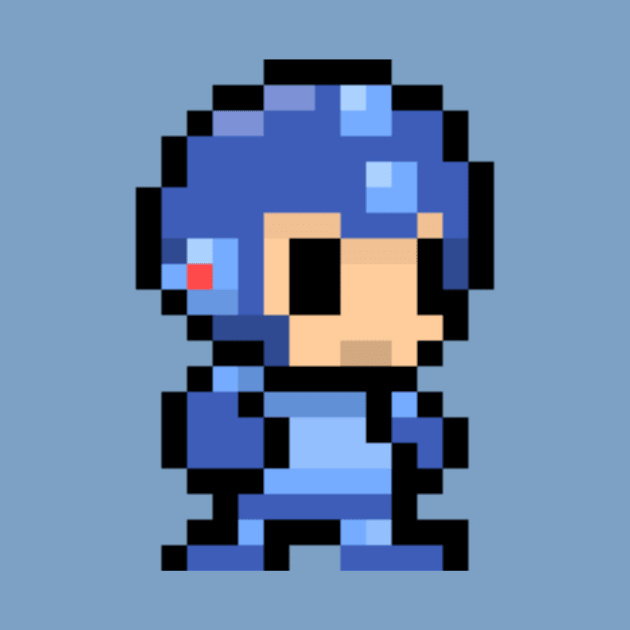 pixelated mega man by sweendle