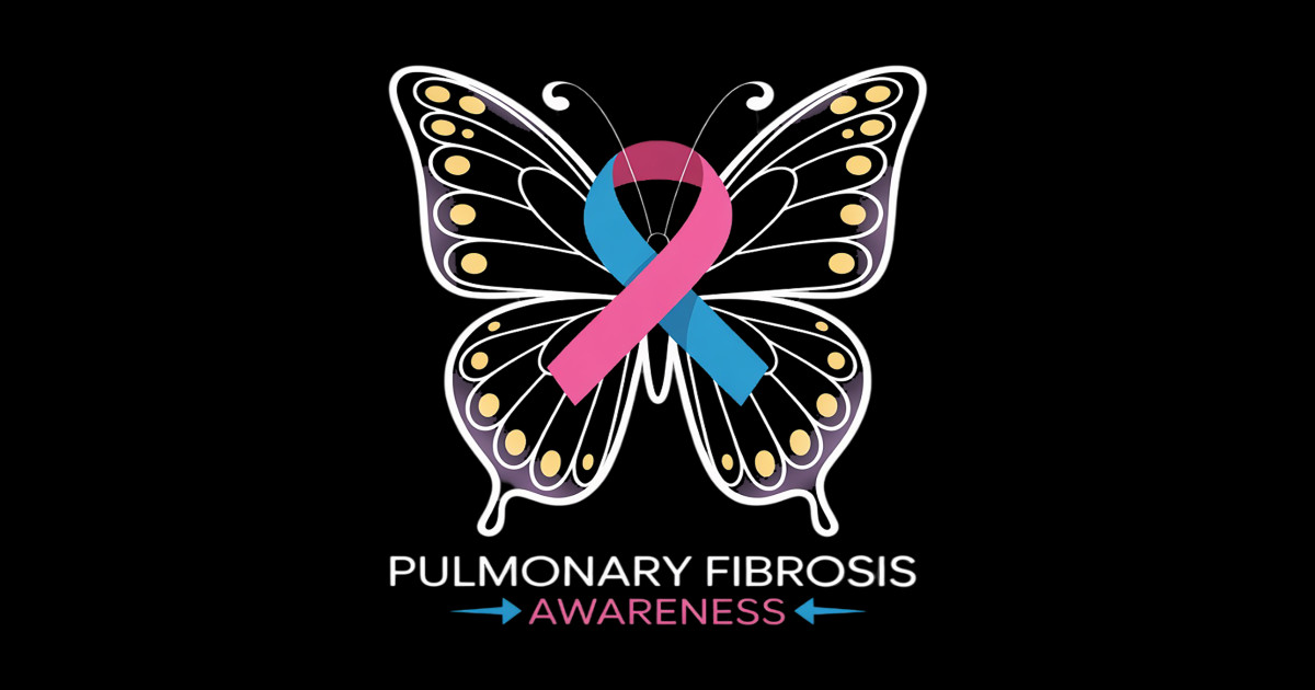Butterfly Fibrosis Ribbon Pulmonary Fibrosis Awareness - Butterfly ...