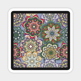 Mandala floral pattern Magnet