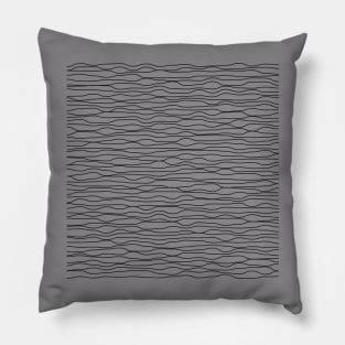 geometric wavy radio lines Pillow