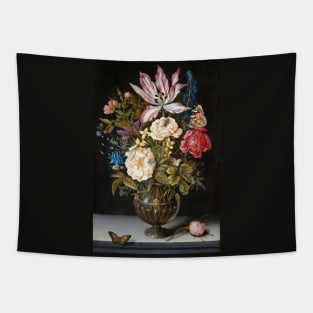 Still-Life with Flowers by  Ambrosius Bosschaert the Elder Tapestry