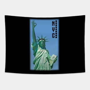 Statue of the liberty joke Tapestry