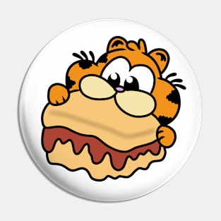 lasagne and garfield Pin