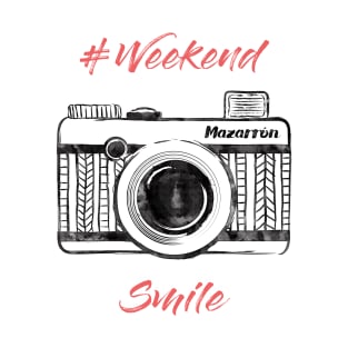 Camera Weekend Smile T-Shirt