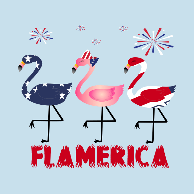 flamerica..4th of july celebration gift by DODG99