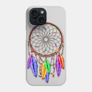 Dreamcatcher Rainbow Feathers Phone Case