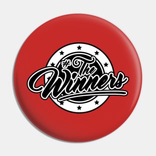 "#TheWinners Original Black/White Team Logo" Pin