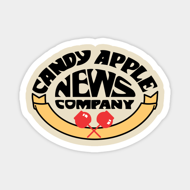 Candy Apple News Full Color Magnet by montygog